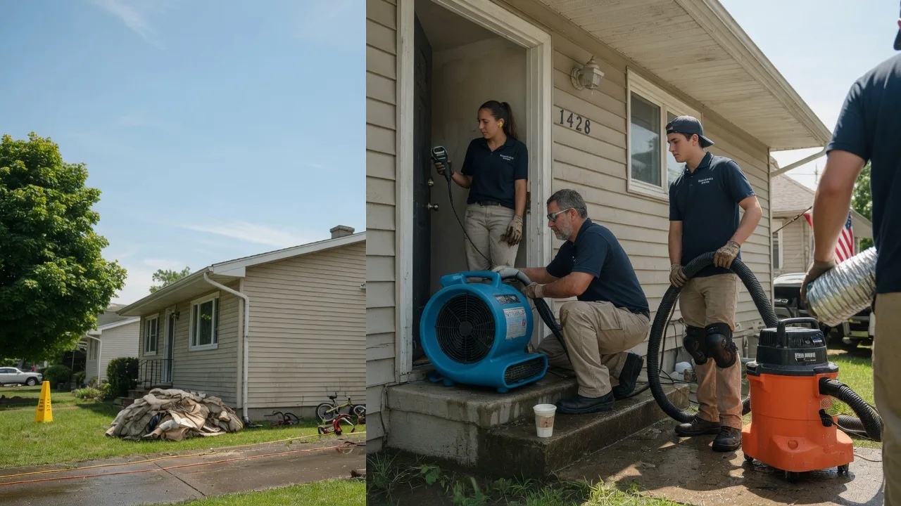 Water Damage Restoration in Mineral, IL near me
